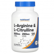Nutricost Комплекс L-Aргинин + L-Цитруллин 