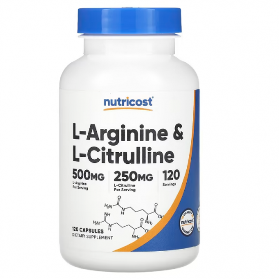 Nutricost Комплекс L-Aргинин + L-Цитруллин 