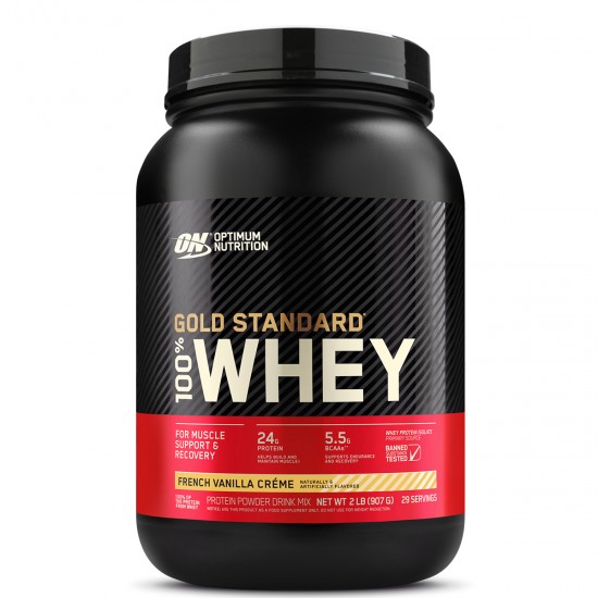 Optimum Nutrition Gold Standard 100% Сывороточный протеин, 908 грамм