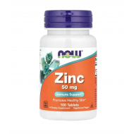 NOW Foods Цинк, 50 mg, 100 таблеток