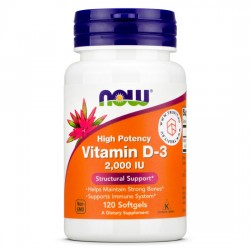 Now Foods Витамин D3 2000 IU