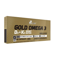 Olimp Gold Омега 3 D3 + K2 Sport Edition, 60 капсул