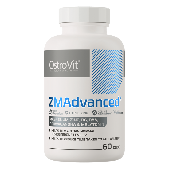 OstroVit ZMAdvanced / Цинк, магний, витамин B6, 60 капсул